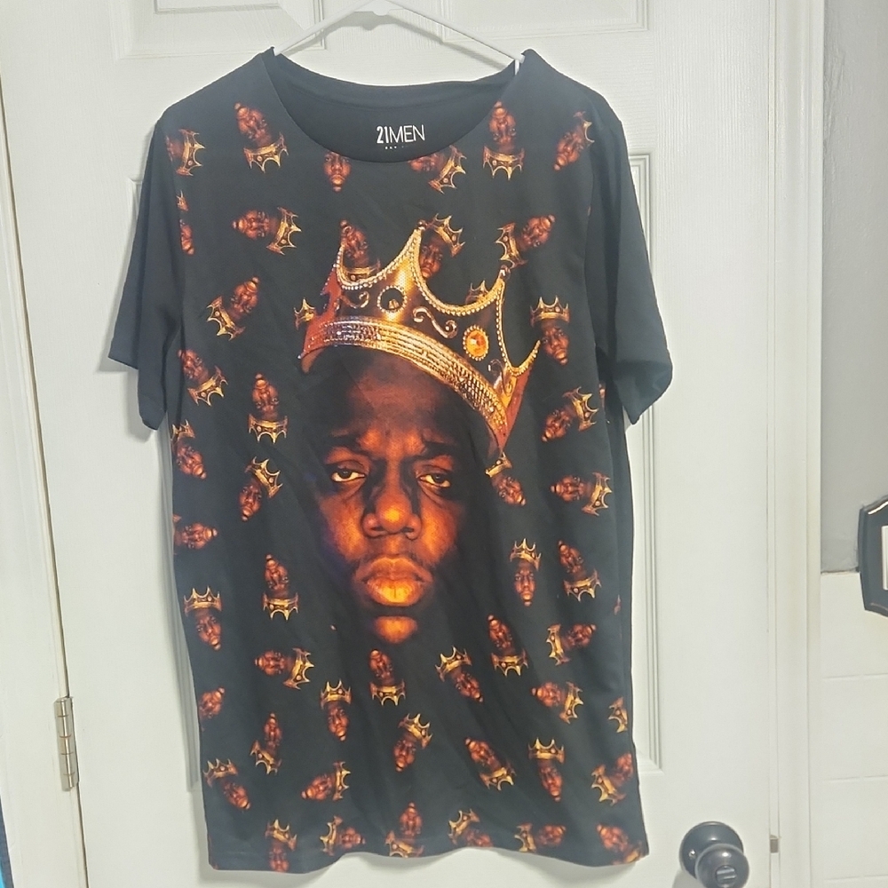 Notorious BIG Biggie 21Men Mesh T-Shirt